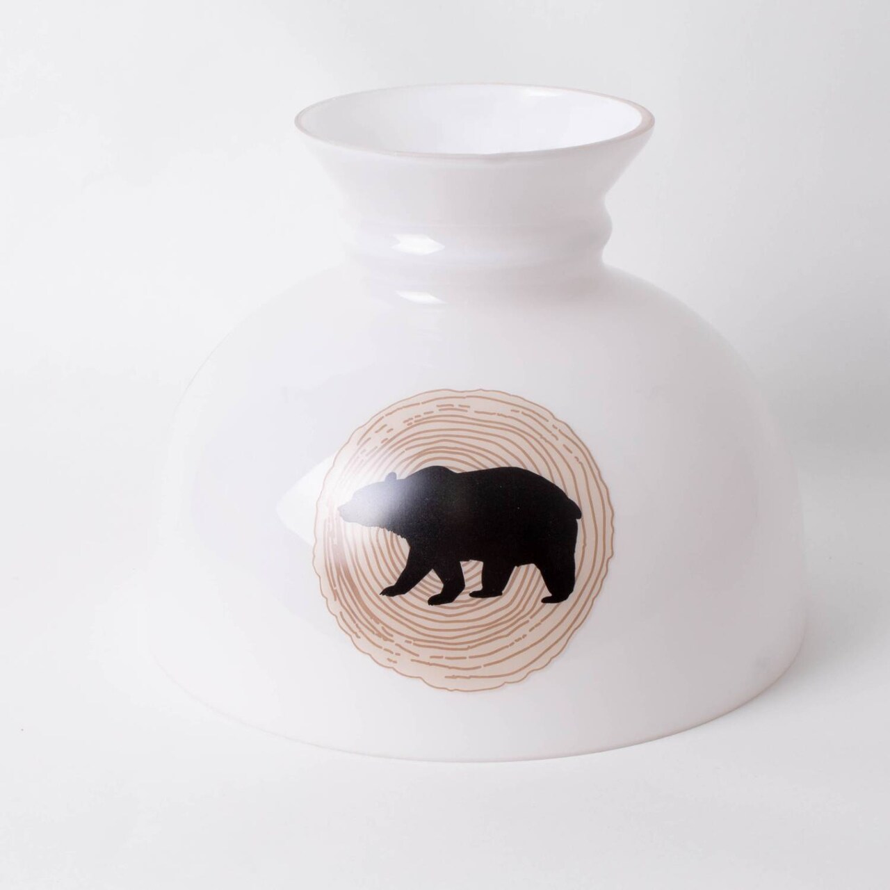 Aladdin Oil Lamp Shade - Student Design Glass Lampshade with 10 Inch Base Fitter